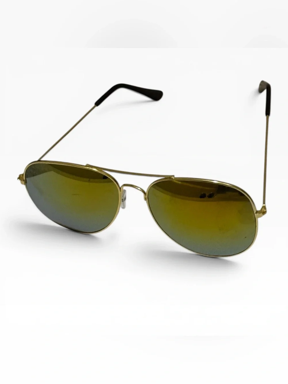 4-Pair Set - Aviator Sunglasses Bundle Mirrored